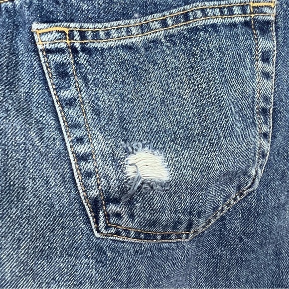 FREE People We the Free Distressed Denim Skirt Size 26 - Picture 10 of 12